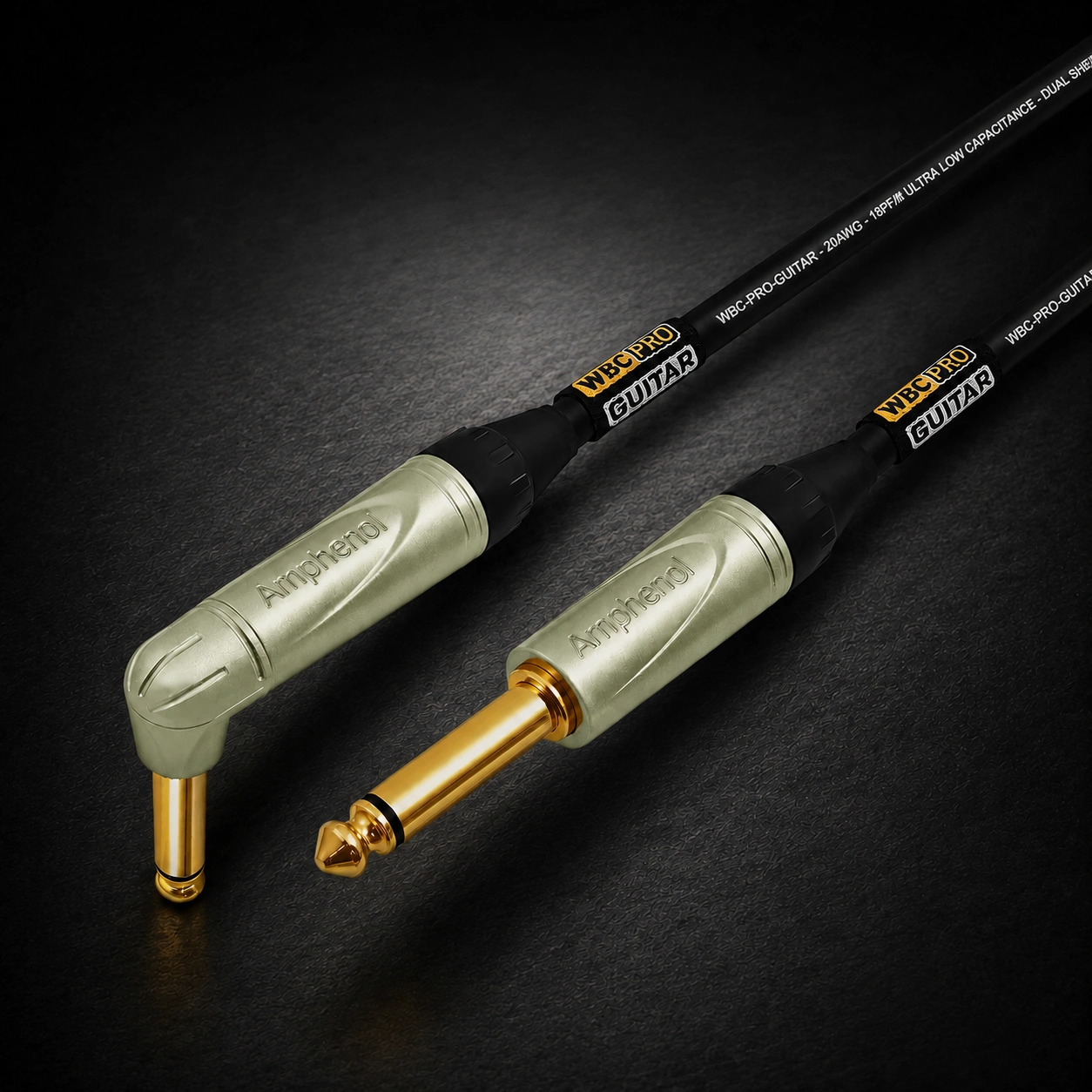 WBC-PRO-GUITAR guitar cable with Amphenol TS connectors