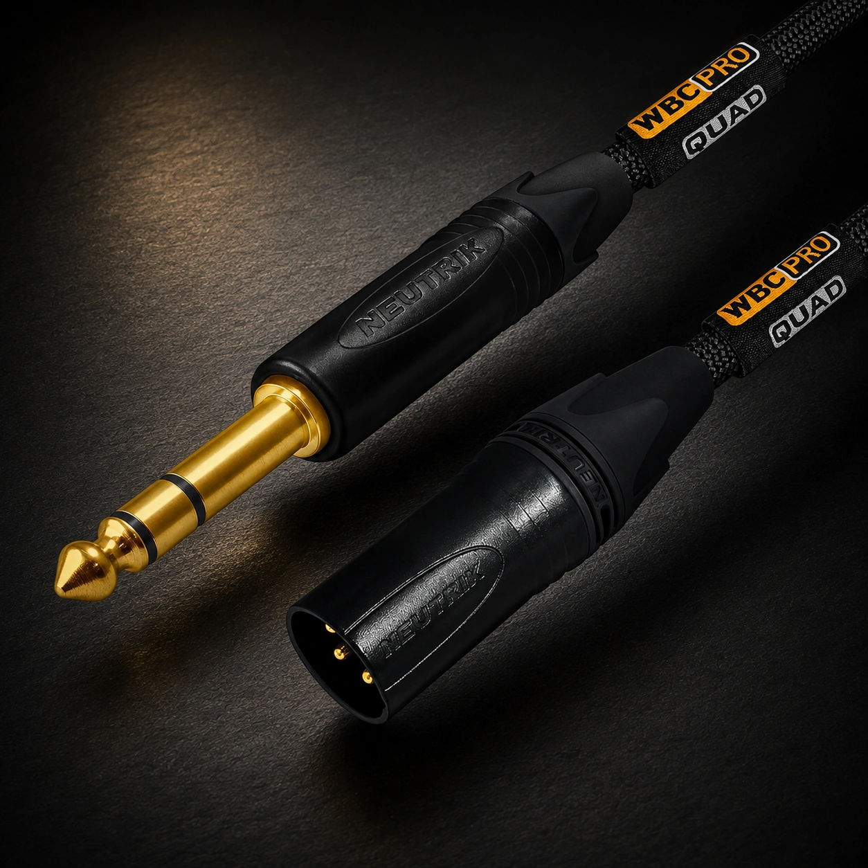 WBC-PRO-QUAD XLR cable with Neutrik XLR - TRS connectors
