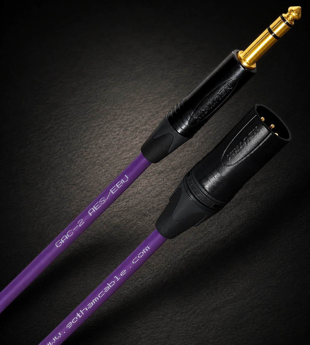 WBC digital cable with Gotham AES-EBU cable and Neutrik TRS and XLR connectors